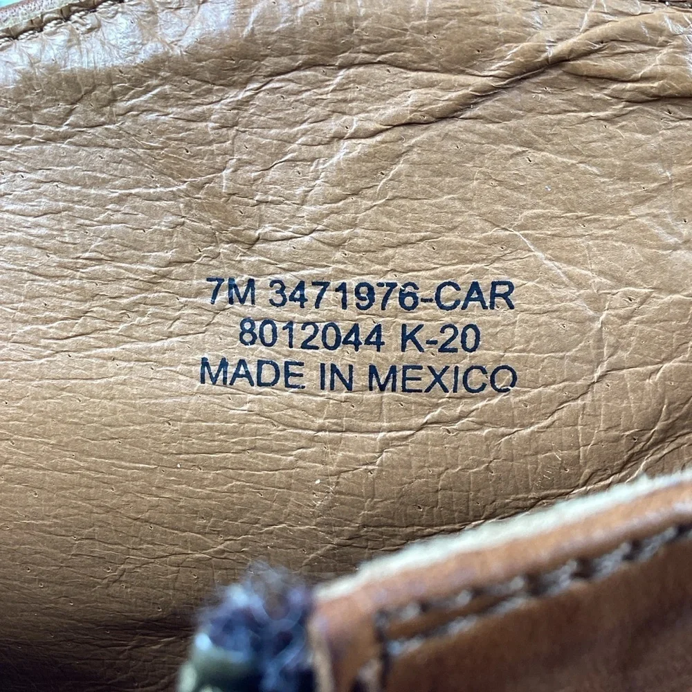 FRYE SIZE 7 MELISSA D RING TALL BOOTS BROWN CARAMEL LEATHER EQUESTRIAN SHOES EUC
